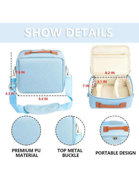 Bolsa Protectora WOGOZAN para Fujifilm Instax Mini Universal Azul Bolsa Protectora WOGOZAN para Fujifilm Instax Mini Universal Azul