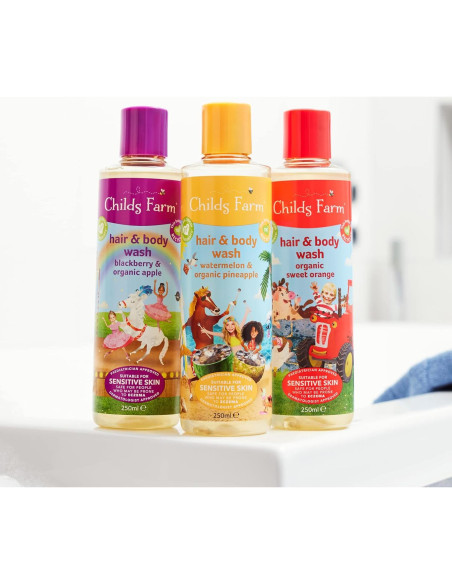 Jabón Orgánico para Cabello y Cuerpo Childs Farm 250ml Naranja Dulce Jabón Orgánico para Cabello y Cuerpo Childs Farm 250ml Naranja Dulce