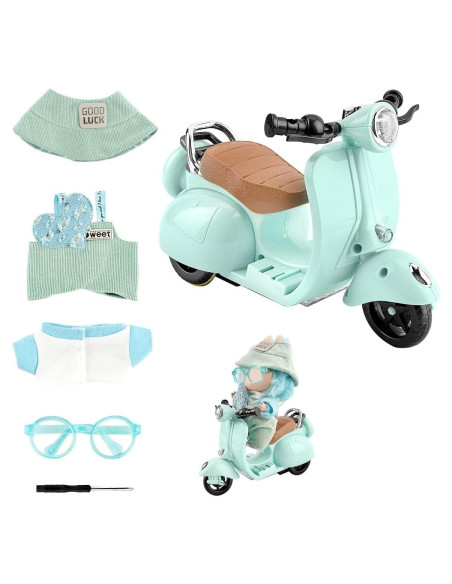 Conjunto de Accesorios para Muñecas WALLFID 17cm Azul Conjunto de Accesorios para Muñecas WALLFID 17cm Azul