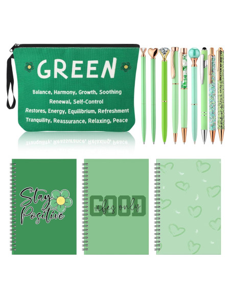 Juego de Suministros Escolares Geyoga 13 Piezas Verde Juego de Suministros Escolares Geyoga 13 Piezas Verde
