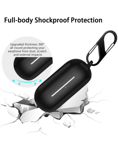 Funda Protectora de Silicona para Sony WF-C700N - Negro