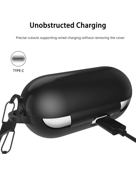Funda Protectora de Silicona para Sony WF-C700N - Negro Funda Protectora de Silicona para Sony WF-C700N - Negro