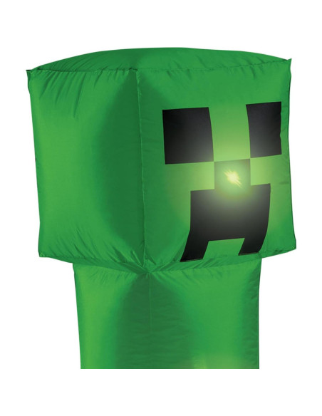 Decoración Inflable Creeper Minecraft 4 Pies con LED Decoración Inflable Creeper Minecraft 4 Pies con LED
