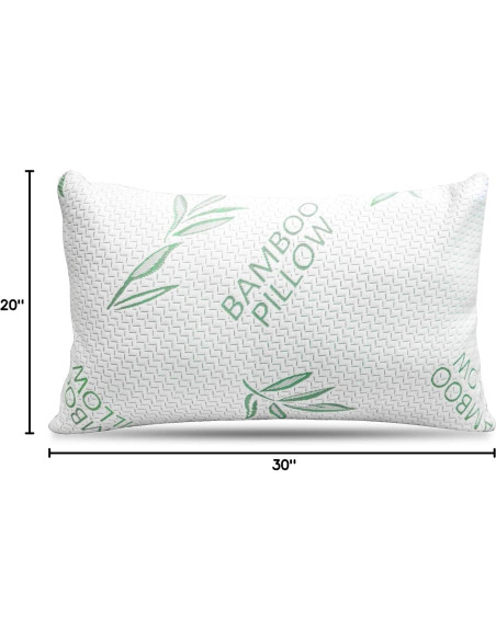 Almohada de Espuma de Memoria Elif Home Goods Queen Ajustable Almohada de Espuma de Memoria Elif Home Goods Queen Ajustable