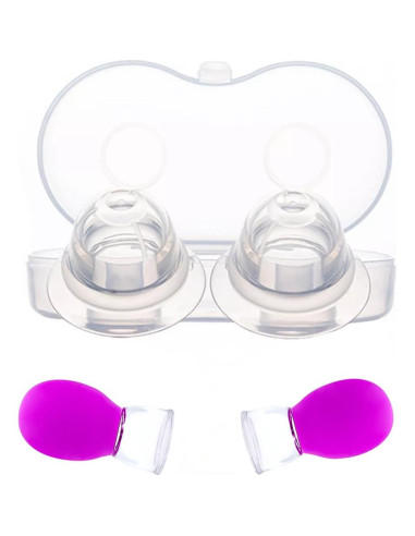 Extractor de pezones para lactancia 4 PCS Silicona