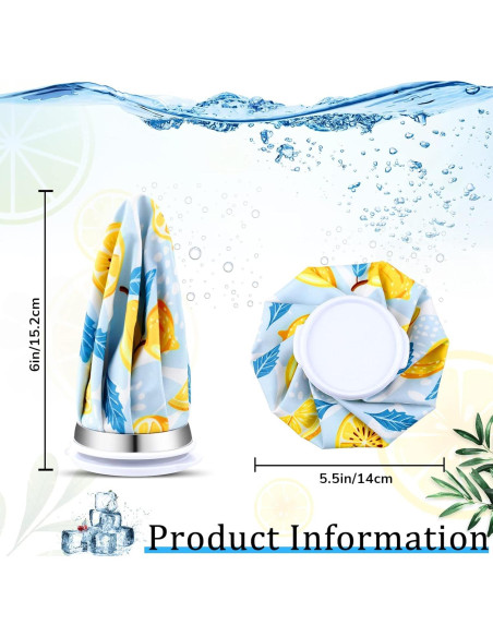 Bolsa de Hielo Reutilizable Honoson 5.5" Fría y Caliente Bolsa de Hielo Reutilizable Honoson 5.5" Fría y Caliente