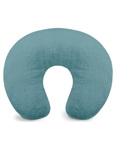 Funda de Almohada de Lactancia Hooyax Algodón Muslin Azul Funda de Almohada de Lactancia Hooyax Algodón Muslin Azul