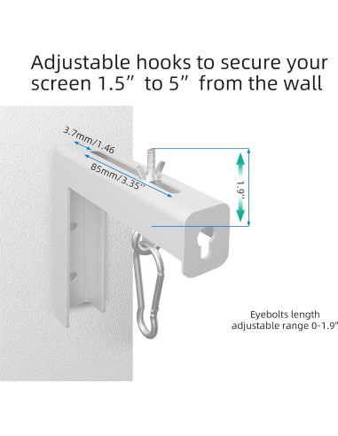 Soporte Universal para Proyector GZQIUYI - Paquete de 2, 66 lbs