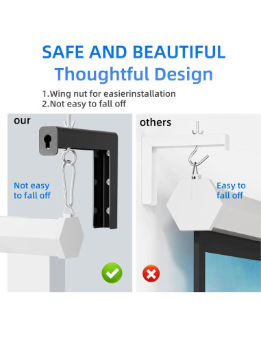 Soporte Universal para Proyector GZQIUYI - Paquete de 2, 66 lbs