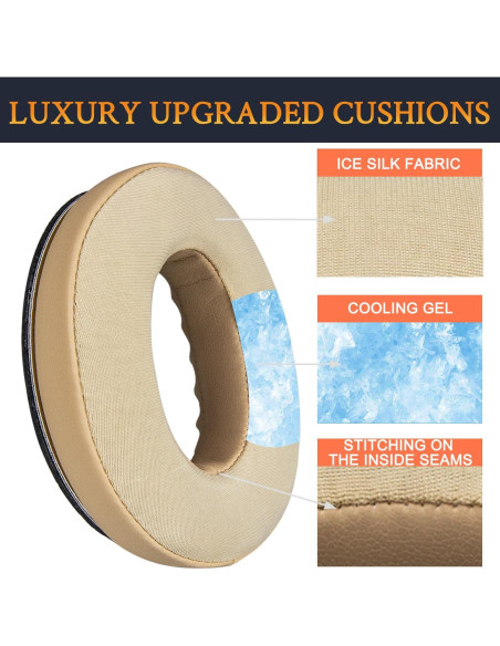 Almohadillas de Gel Refrigerante SoloWIT para Auriculares Bose - Beige Almohadillas de Gel Refrigerante SoloWIT para Auriculares Bose - Beige