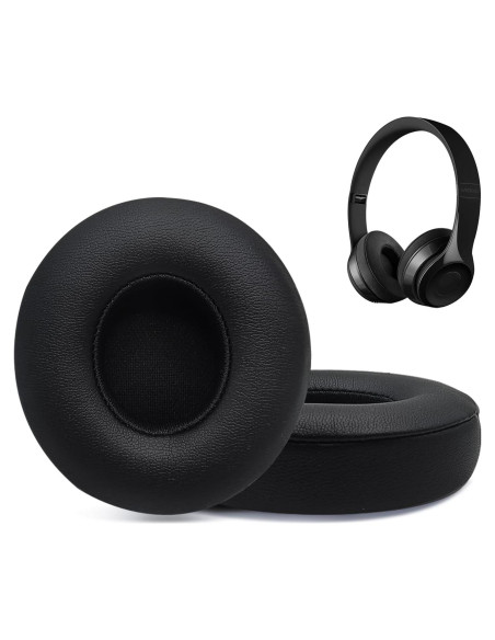 Almohadillas de Reemplazo HAOMUK para Auriculares Beats Solo 2 y 3 Almohadillas de Reemplazo HAOMUK para Auriculares Beats Solo 2 y 3
