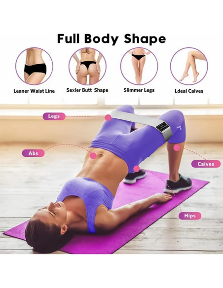 Paquete de 3 Bandas de Resistencia Mozziibazy - Ejercicio y Fitness Paquete de 3 Bandas de Resistencia Mozziibazy - Ejercicio y Fitness