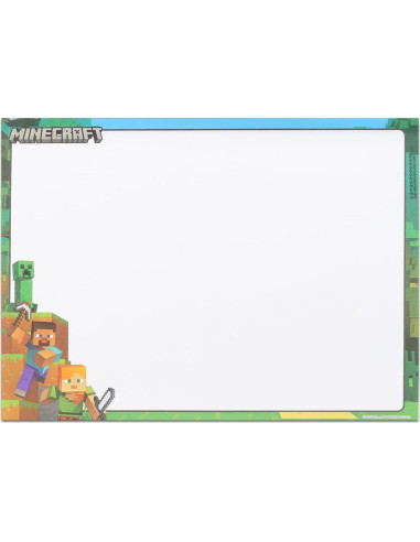 Cuaderno de Stickers Minecraft - 1000+ Stickers Reutilizables 35.56x25.4cm