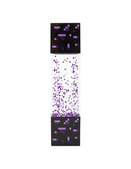 Lámpara de Mesa LED Portal Nether Minecraft 30.48 cm Lámpara de Mesa LED Portal Nether Minecraft 30.48 cm