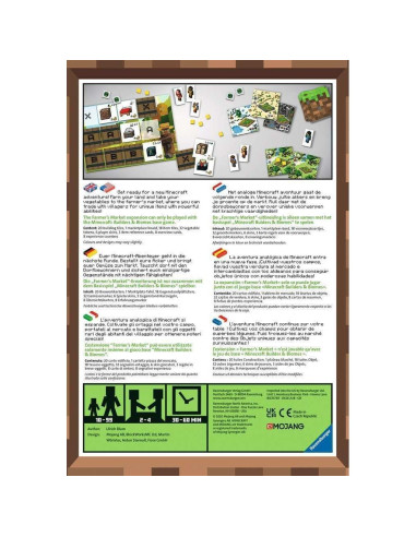 Expansión Mercado de Agricultores Ravensburger Minecraft