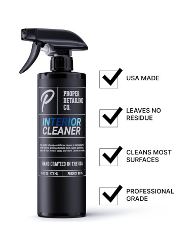 Limpiador Profesional de Interiores PROPER DETAILING 473 ml