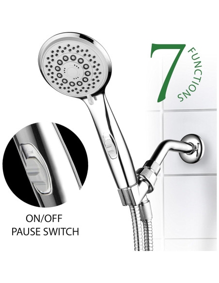 Cabezal de Ducha de Mano Hotel Spa 4" Alta Presión 7 Modos Cabezal de Ducha de Mano Hotel Spa 4" Alta Presión 7 Modos