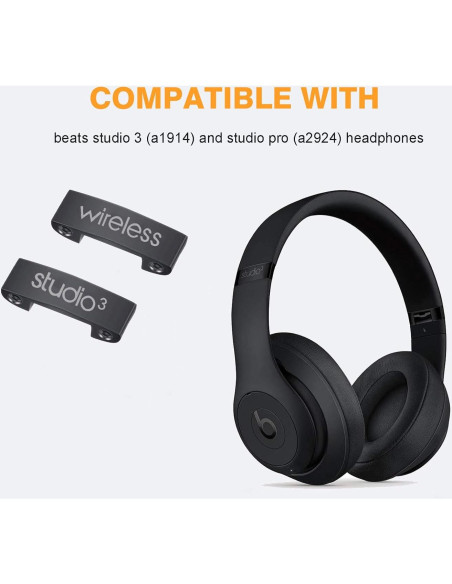 Bisagras de Reemplazo para Auriculares Beats Studio 3 - Negro Bisagras de Reemplazo para Auriculares Beats Studio 3 - Negro