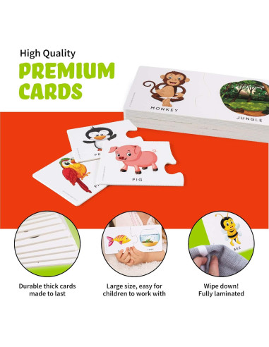 Rompecabezas de Animales Spark Innovations - Juegos Educativos 2 Piezas