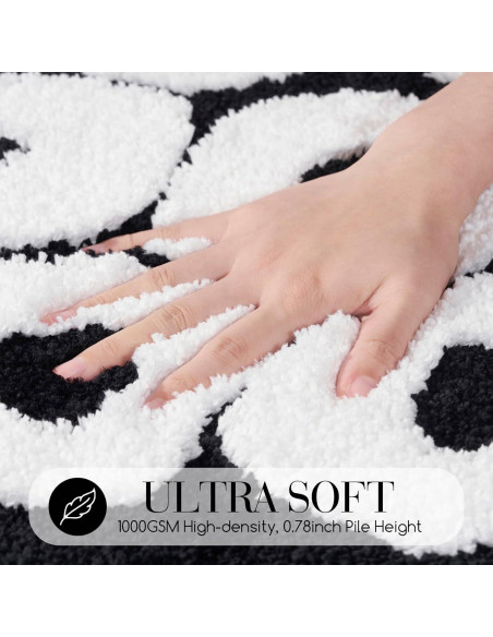Alfombra de Baño ELDONE Te Ves Bien Negra 68.6x53.3 cm Antideslizante Alfombra de Baño ELDONE Te Ves Bien Negra 68.6x53.3 cm Antideslizante