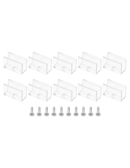 Clips de Luz LED en Tira PATIKIL 40 Piezas Soportes Plástico Clips de Luz LED en Tira PATIKIL 40 Piezas Soportes Plástico