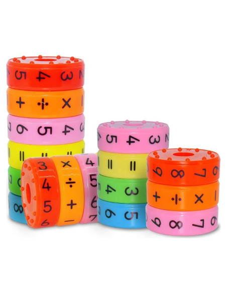 Juguete de Matemáticas Magnético CHILHOLYD 24 Piezas Juguete de Matemáticas Magnético CHILHOLYD 24 Piezas