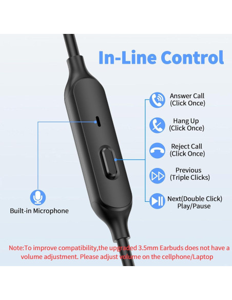 Auriculares con cable AIAUXAI AlAUXAI00092 HiFi 3.5mm Negro Auriculares con cable AIAUXAI AlAUXAI00092 HiFi 3.5mm Negro