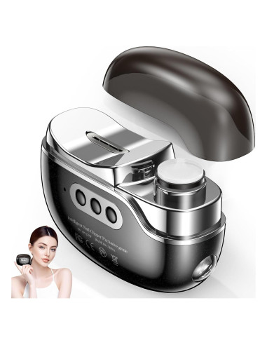 Cortador de Uñas Eléctrico Blissleaf 3 en 1 para Bebés Negro
