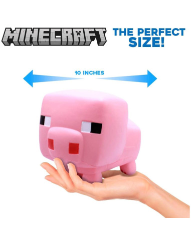 Peluche SquishMe Minecraft Cerdo 30.48 cm Just Toys