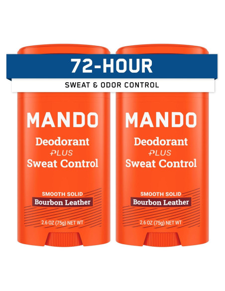 Desodorante Antitranspirante Mando 74.9 g Paquete de 2 - Aroma Cuero Bourbon Desodorante Antitranspirante Mando 74.9 g Paquete de 2 - Aroma Cuero Bourbon