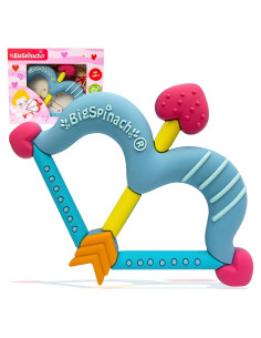 Mordedor de Silicona Corazón Azul para Bebés - Cupido