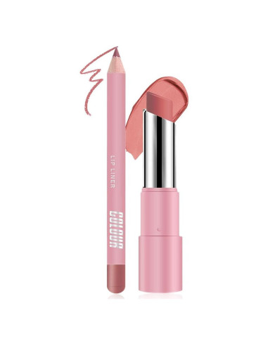 Kit de Lápiz Labial y Lápiz de Labios Mate CAKAILA 2 en 1