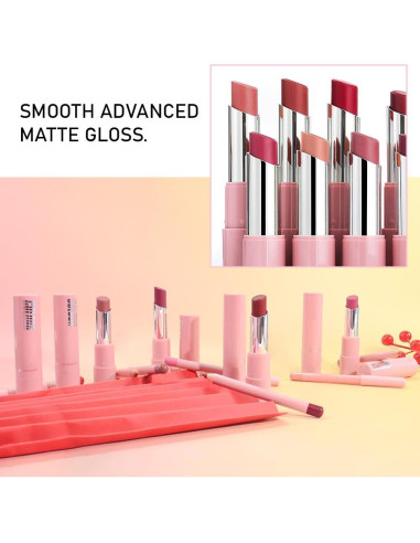 Kit de Lápiz Labial y Lápiz de Labios Mate CAKAILA 2 en 1