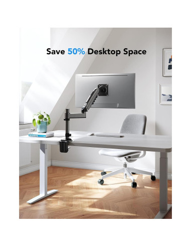 Soporte de Monitor HUANUO Ajustable 13-34" Negro VESA 75/100