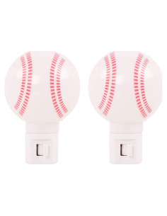 Luz Nocturna LED Omeet en Forma de Béisbol - Paquete de 2