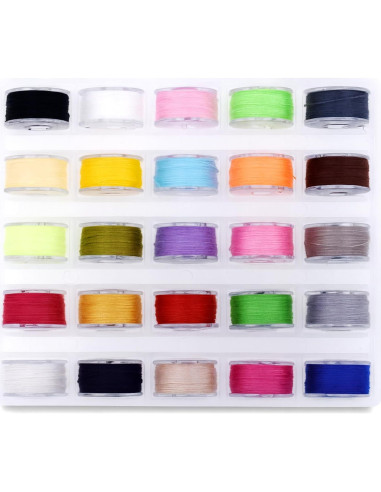 25 Bobinas Preenrolladas Mandala Crafts Clase 15J Color Asortido