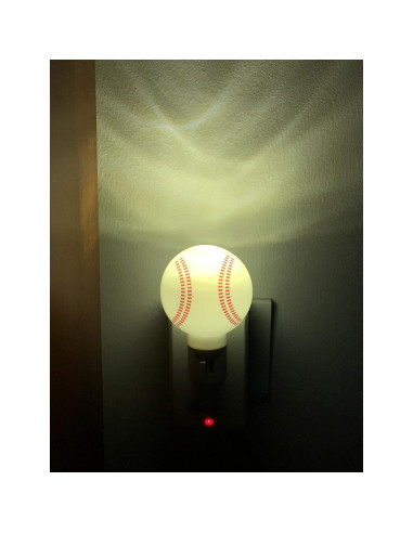 Luz Nocturna LED Omeet en Forma de Béisbol - Paquete de 2