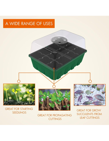 Set de Propagador de Jardín Gardzen 10 Piezas 12 Celdas