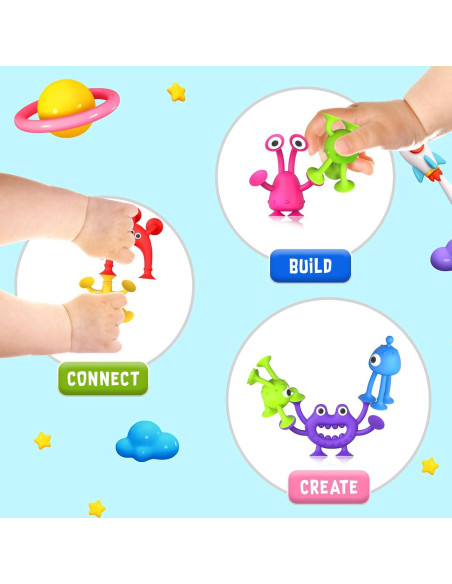 Juguetes de Baño para Bebés Richtim 6 Piezas Sensory Juguetes de Baño para Bebés Richtim 6 Piezas Sensory