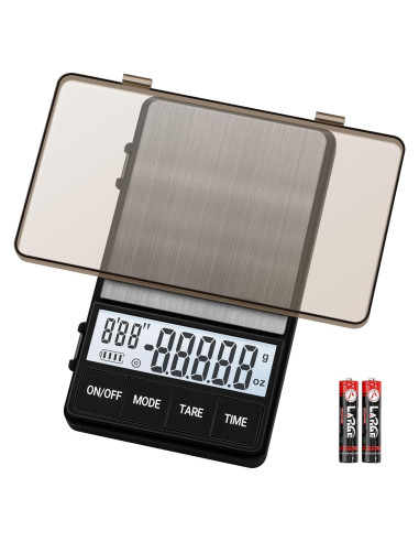 Báscula Digital de Café UNIWEIGH UW1-1000-BK 1000g x 0.1g