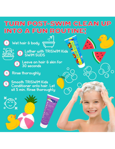Set TRISWIM Kids: Champú y Acondicionador 2-en-1 250 ml