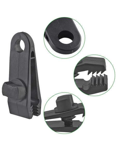 24 Clips de Lona Reutilizables Jiozermi 8.13 cm Alta Resistencia 24 Clips de Lona Reutilizables Jiozermi 8.13 cm Alta Resistencia