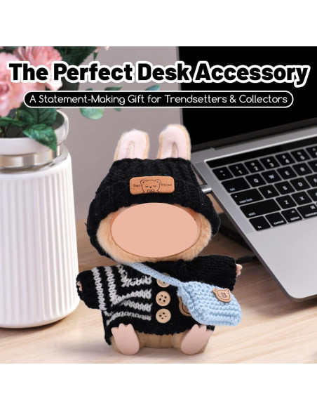 Conjunto de Ropa para Muñecas de 17cm - 3 Piezas Negro Conjunto de Ropa para Muñecas de 17cm - 3 Piezas Negro