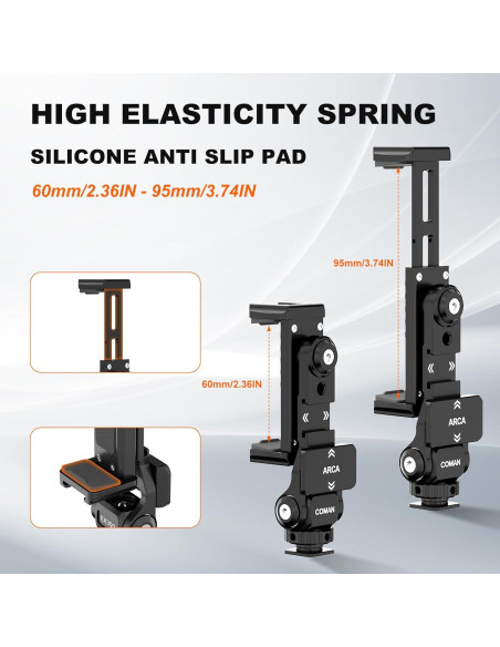 Soporte de trípode portátil COMAN EX390 para teléfono 360 Soporte de trípode portátil COMAN EX390 para teléfono 360