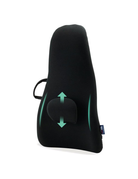 Soporte de Respaldo Alto ObusForme - Cojín Acolchado Negro Soporte de Respaldo Alto ObusForme - Cojín Acolchado Negro