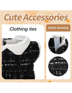 Conjunto de Ropa para Muñeca IGINOA - Vestido y Pijamas 17cm 2