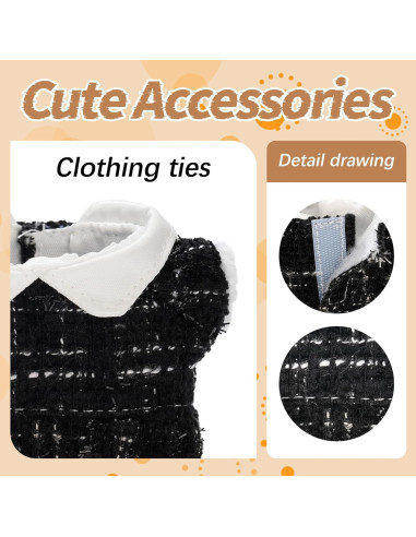Conjunto de Ropa para Muñeca IGINOA - Vestido y Pijamas 17cm