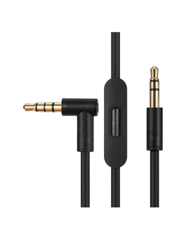Cable de audio de reemplazo Arzweyk 1.4m con micrófono para Beats