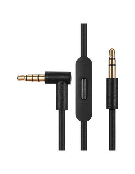 Cable de audio de reemplazo Arzweyk 1.4m con micrófono para Beats Cable de audio de reemplazo Arzweyk 1.4m con micrófono para Beats