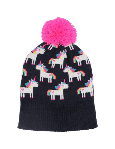 Conjunto Gorro y Guantes de Invierno Unicornio Niñas 2-8 Años